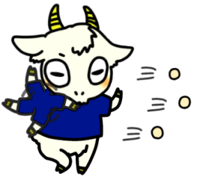 節分は全力豆まき_テニスのゆるかわいいイラストフリー素材を無料配布中｜やぎやぎ拡散計画
